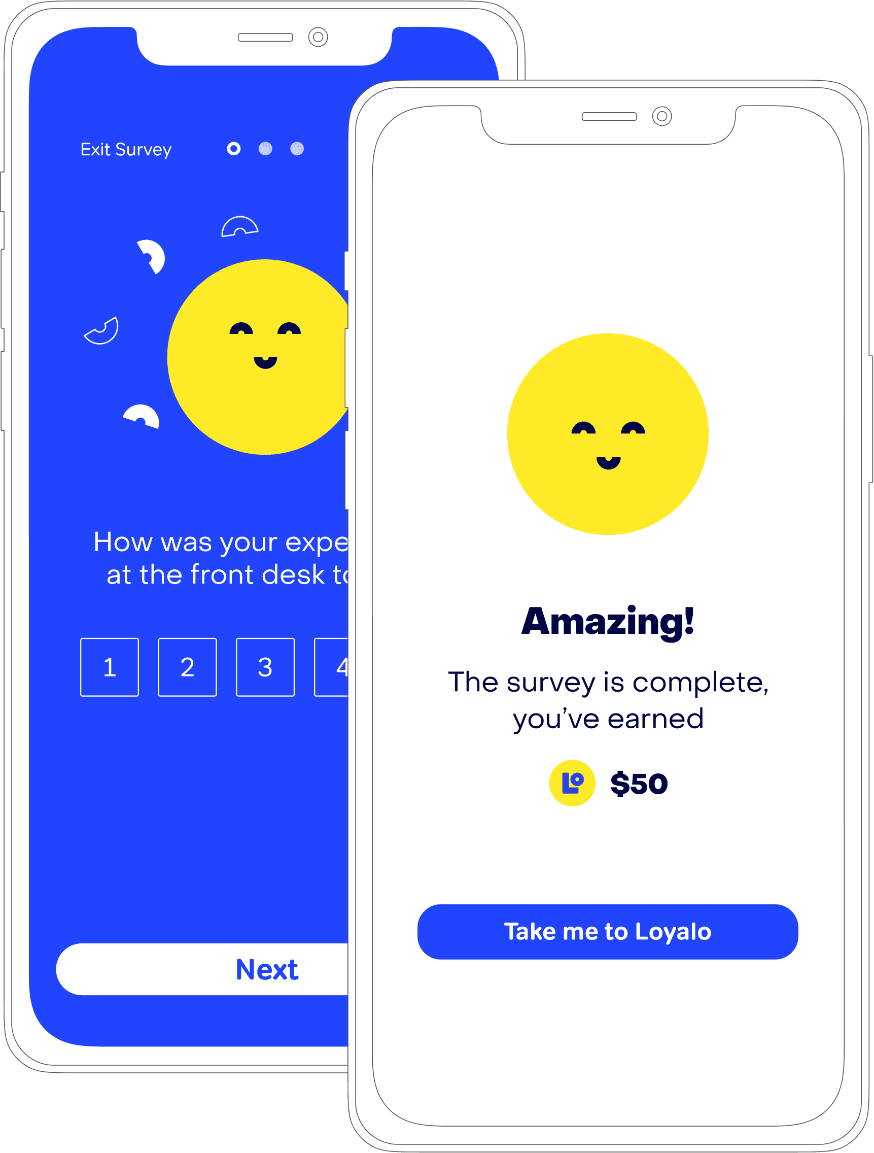 Demo of earning credits in app